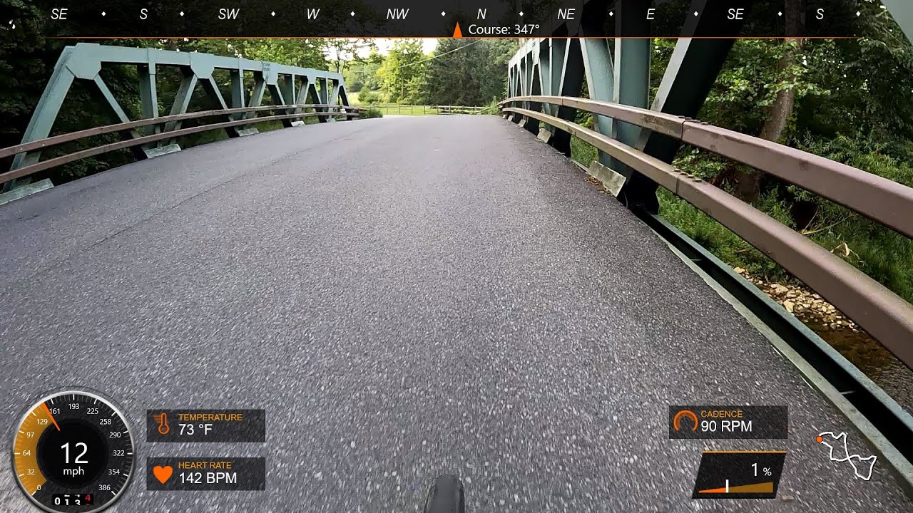 Serene Solo Central NJ Virtual Bike Ride &middot; 1.5 Hours &middot; Indoor Cycling &middot; Spinning &middot; Route Recon &middot; 4K