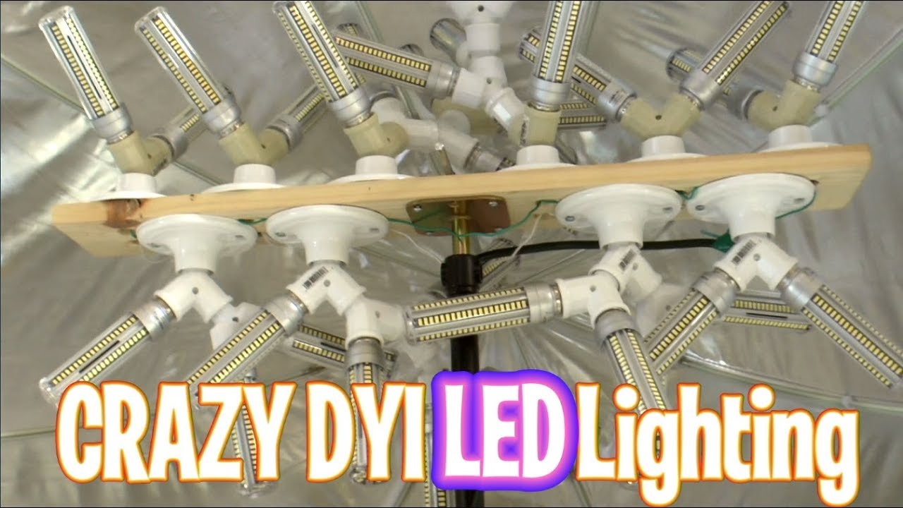 Crazy LED DIY lights for photography soft lighting