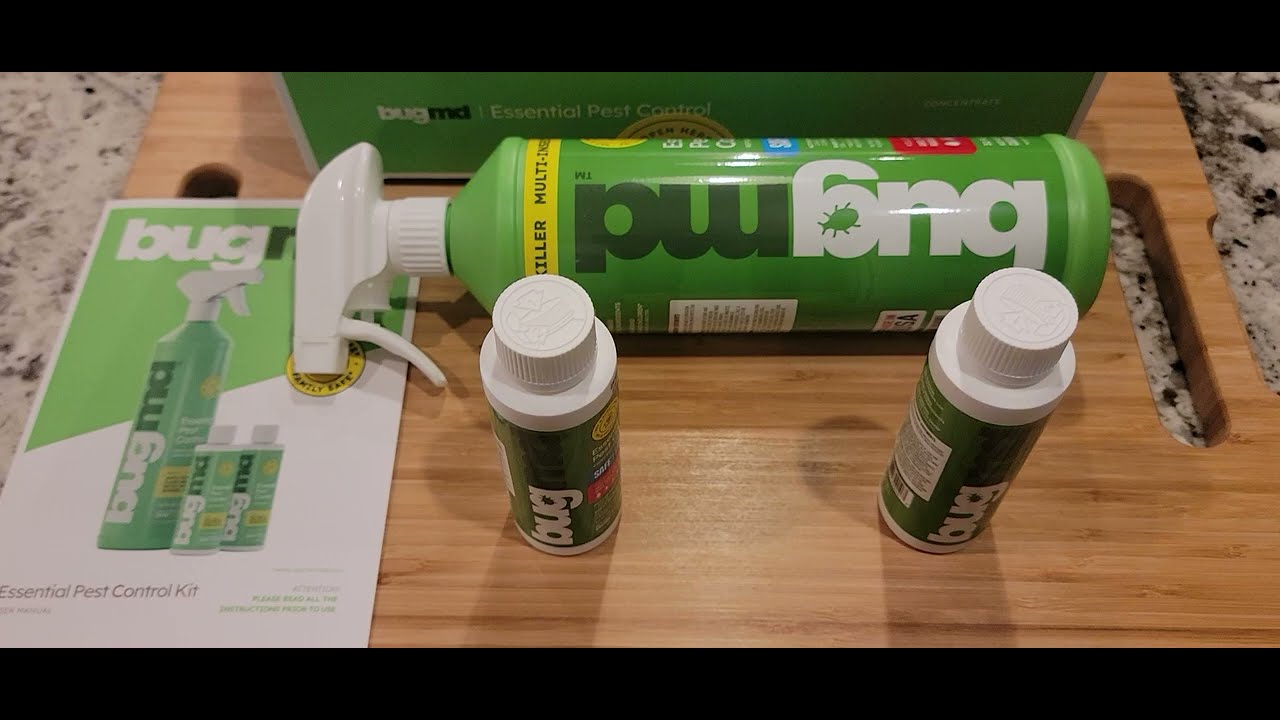 BugMD Ant Killer & Bug Spray Roach and Cockroach Killer Indoor Spider Spray for Home Starter Kit
