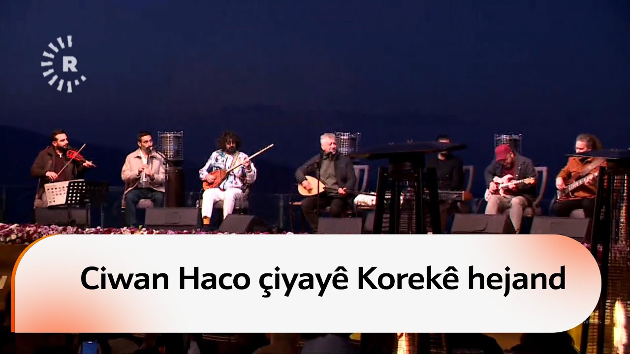 Hunermend Ciwan Haco li ser Çiyayê Korekê yê Hewlêrê konserek da