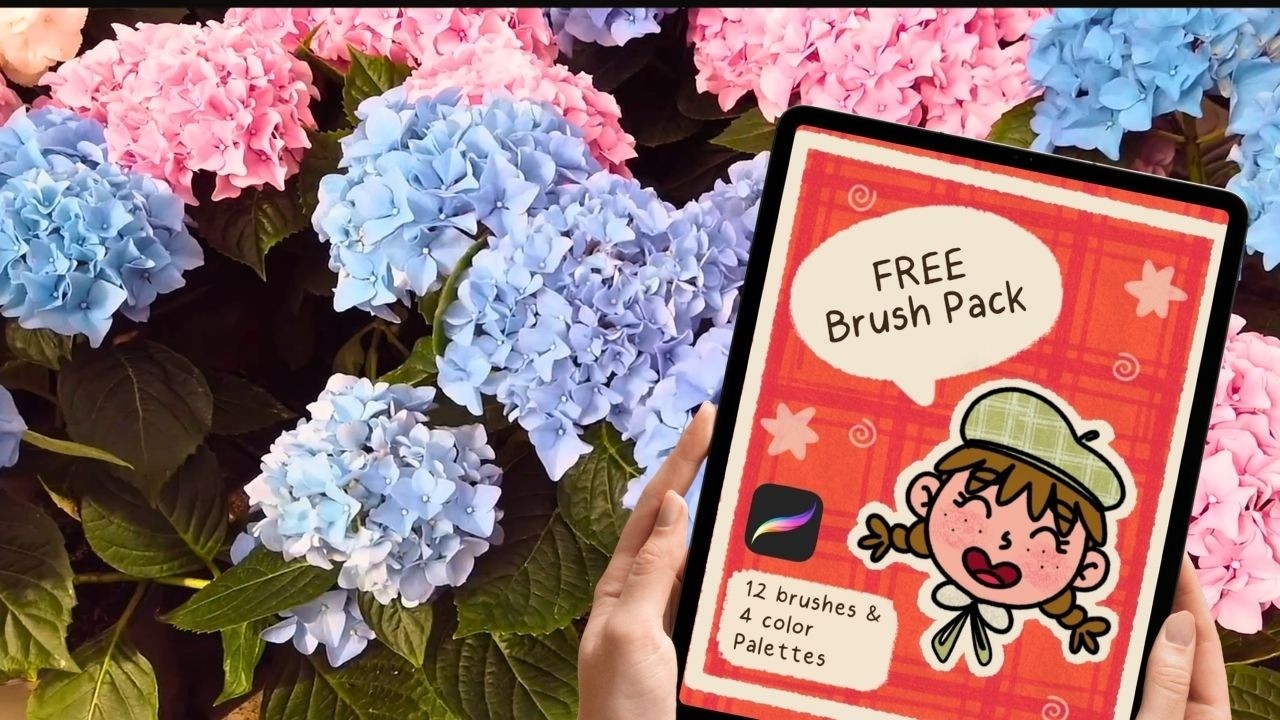 drawing, gardening & slow living 🌸✨ (free brush pack!)