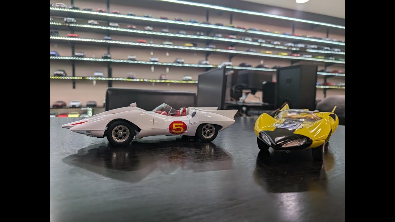 1:18 Diecast Review Unboxing Mach 5 & Shooting Star from Speed Racer #model #review #anime #manga