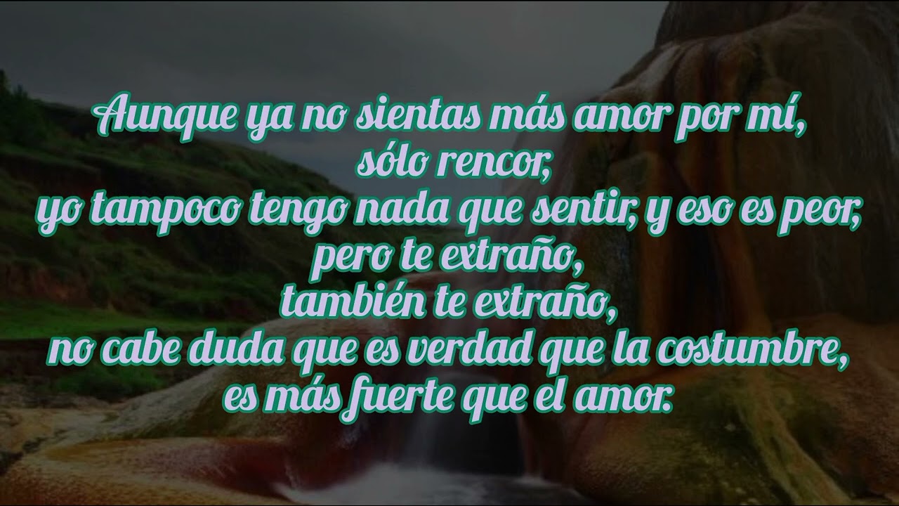 Rocío Durcal Costumbres-Letra