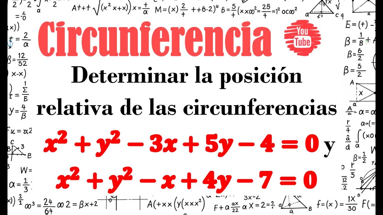 Circunferencias secantes (se cortan en dos puntos) 🎡🎯
