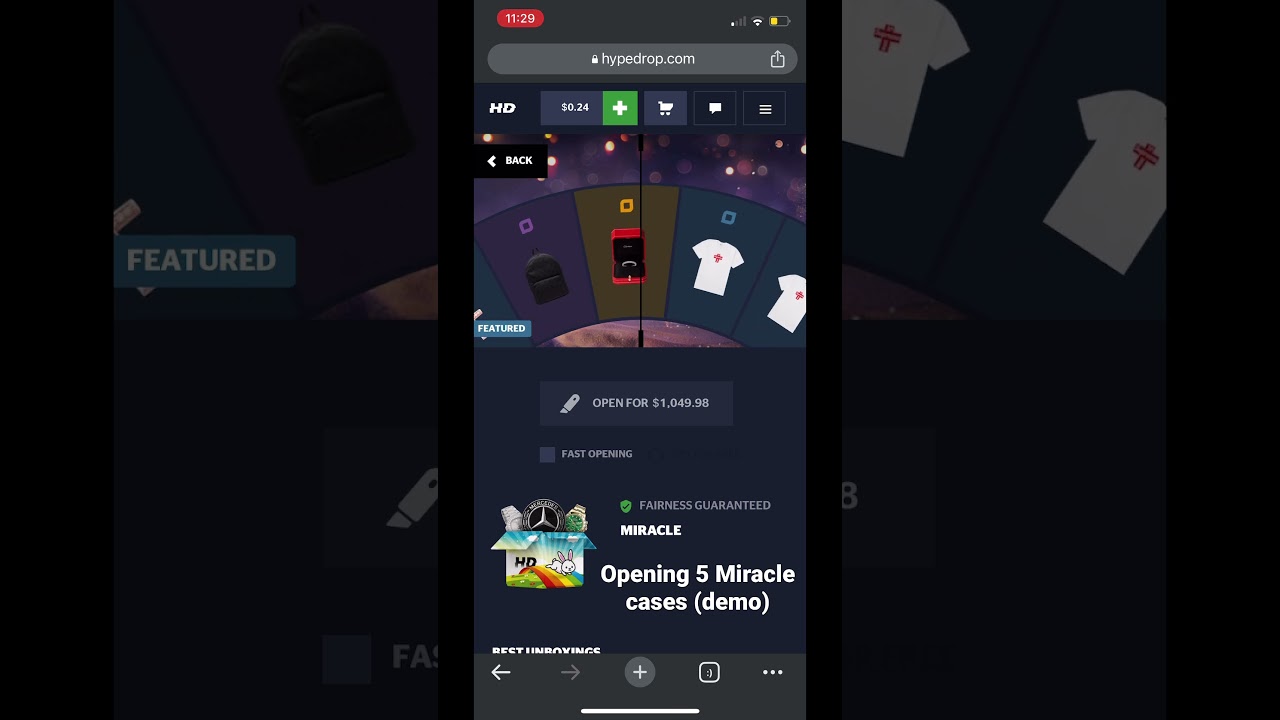 5 miracle case openings! 