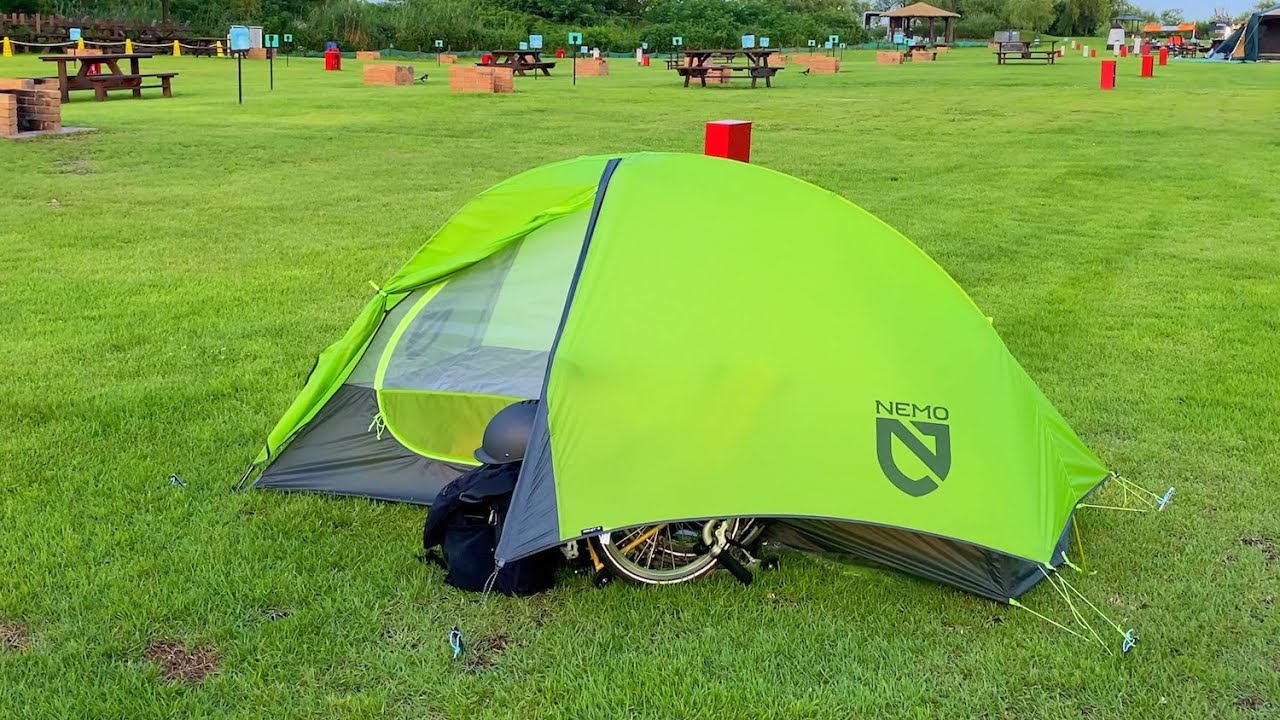 서울 노을캠핑장, 브롬톤, 솔캠, 여름, 삼계탕, Brompton, Solo Camping at Noeul Campground, Seoul, Chicken Soup
