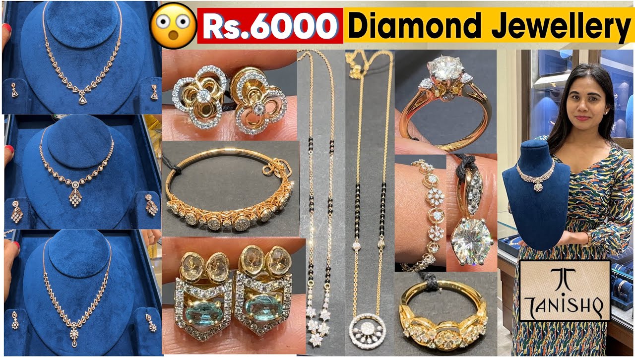 OMG Rs.6000😳🔥&hellip;&hellip;.Tanishq Diamond & Solitaire Jewellery! (Super Beautiful Collection)