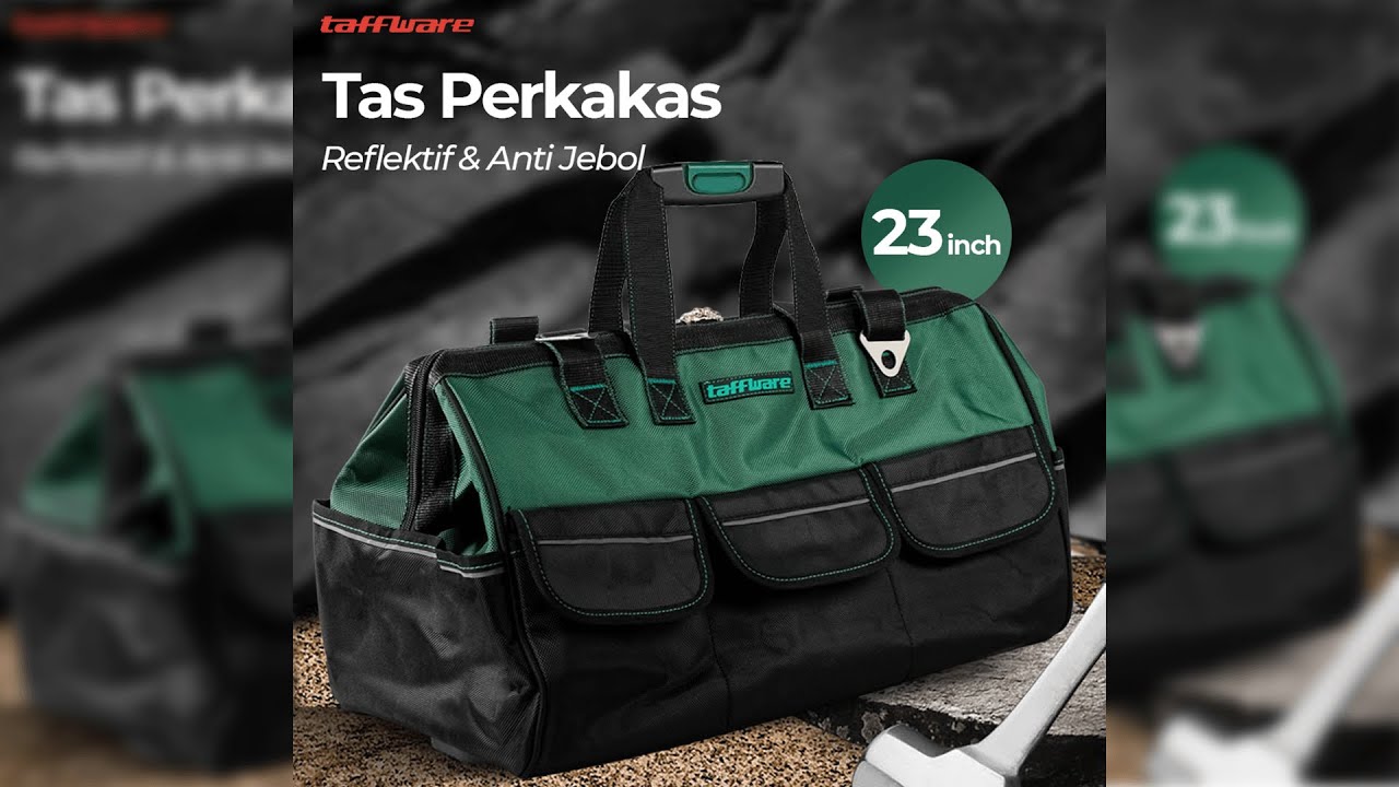 Taffware Tas Perkakas Storage Bag Waterproof Reflective Strips - QLFB06GR