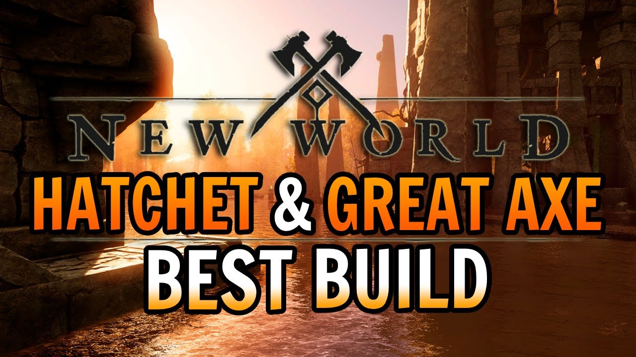 New World BEST Hatchet & Great Axe Build for PvP & PvE! (Crazy Sustain!)