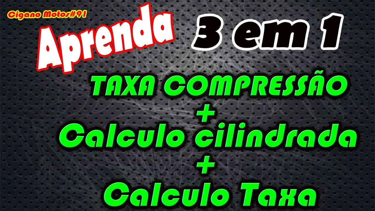 APRENDA MEDIR TAXA COMPRESSÃO - 2 TEMPOS