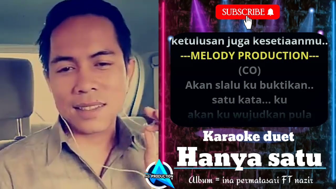 HANYA SATU | KARAOKE DUET CEWEK