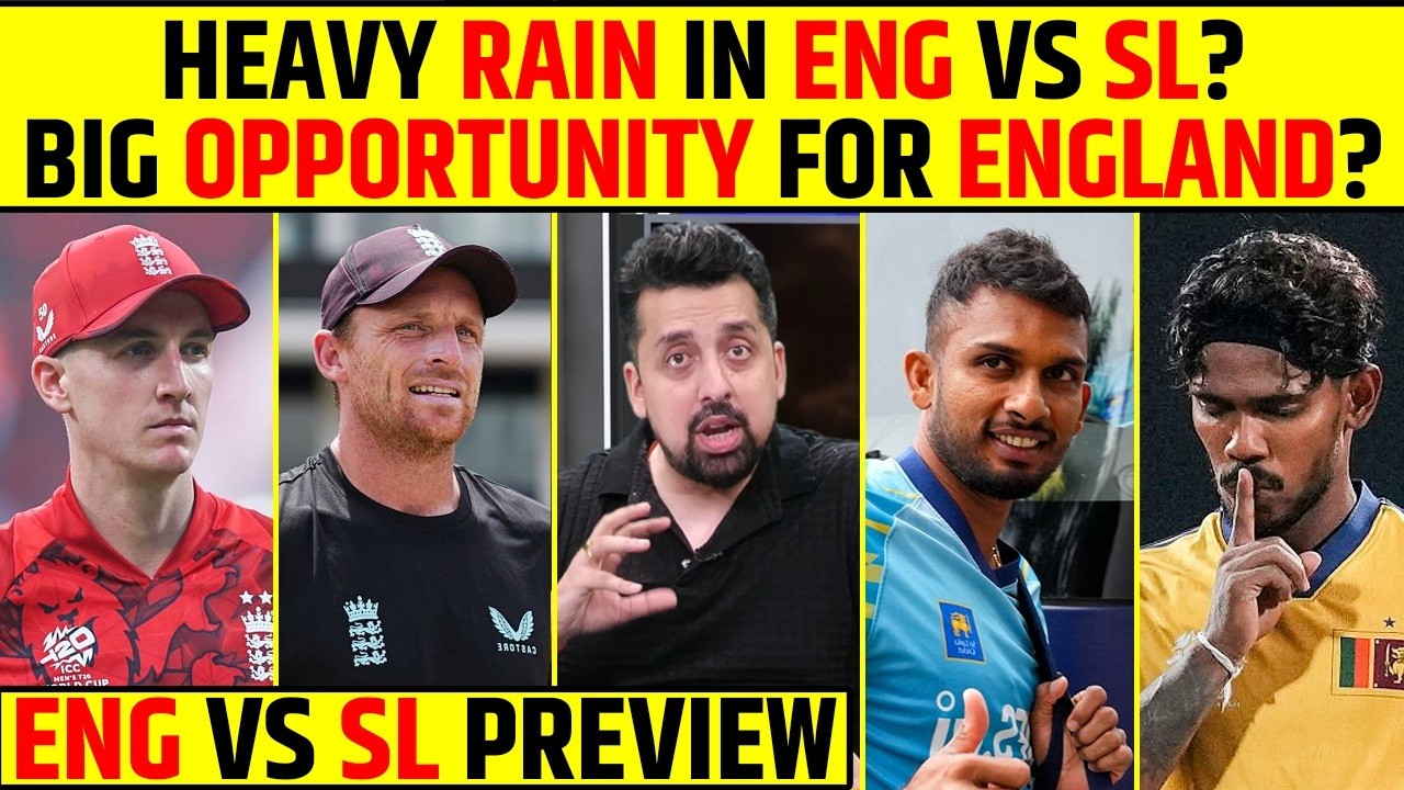 ENG VS SL PREVIEW: RAIN FACTOR & ENGLAND’S ADVANTAGE? RACE TO SEMI-FINALS #t20worldcup2026 #engvssl