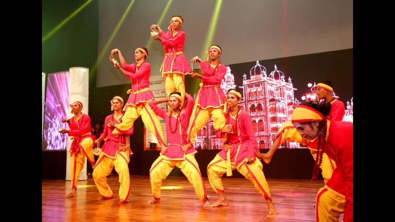 KAMSALE- UNIQUE FOLK ART  OF DEVOTEES OF LORD MAHADESHWARA  JUMBOO SAVARI 2017 MYSORE TOURISM