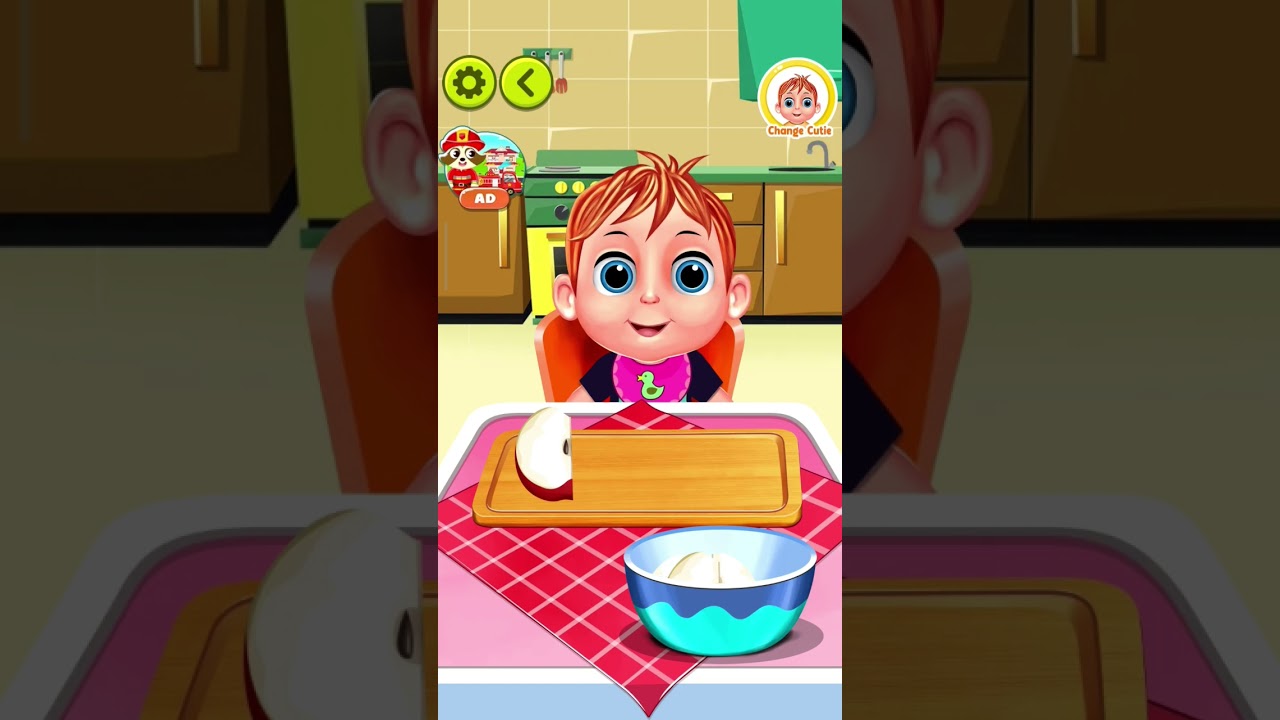 Good food, gentle care, happy baby 🥄🍎😊