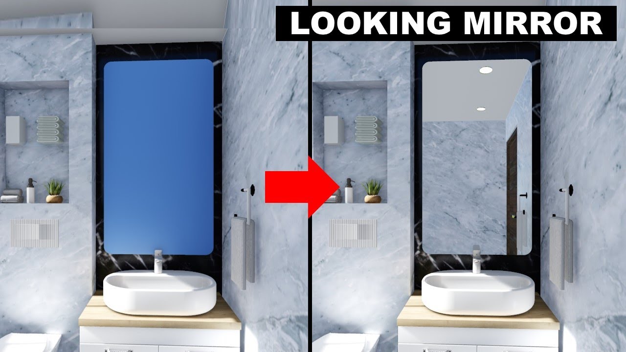 How to make Looking Mirror in Lumion 🤳