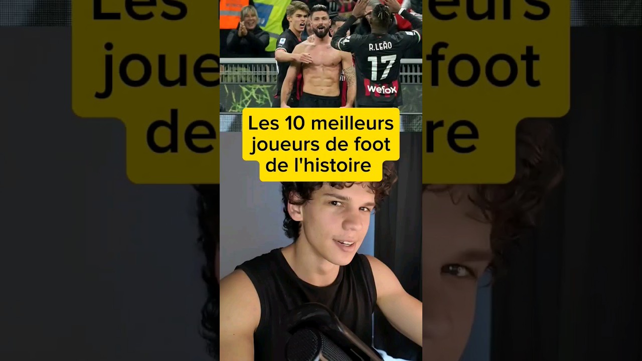 Les 10 meilleurs joueurs de foot de l'histoire #foot #joueurs #meilleursjoueurs