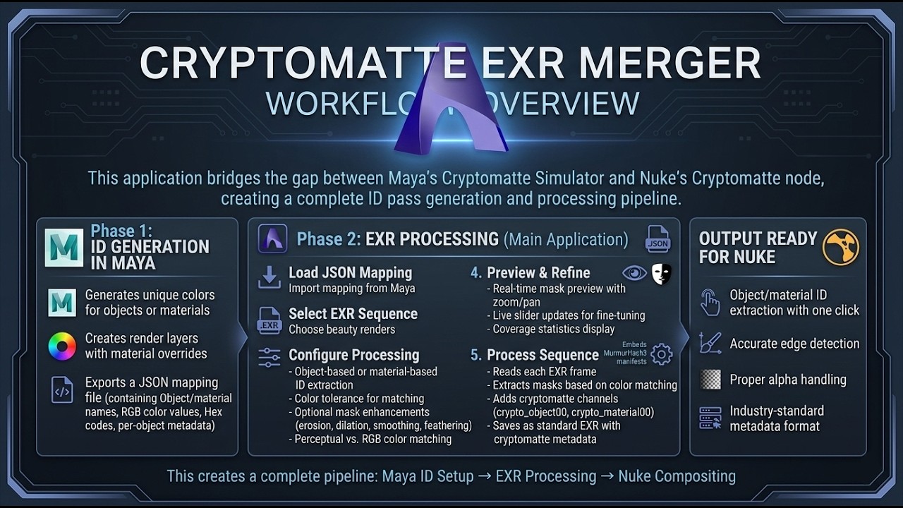 I Built a Cryptomatte Workflow That Works With Arnold GPU