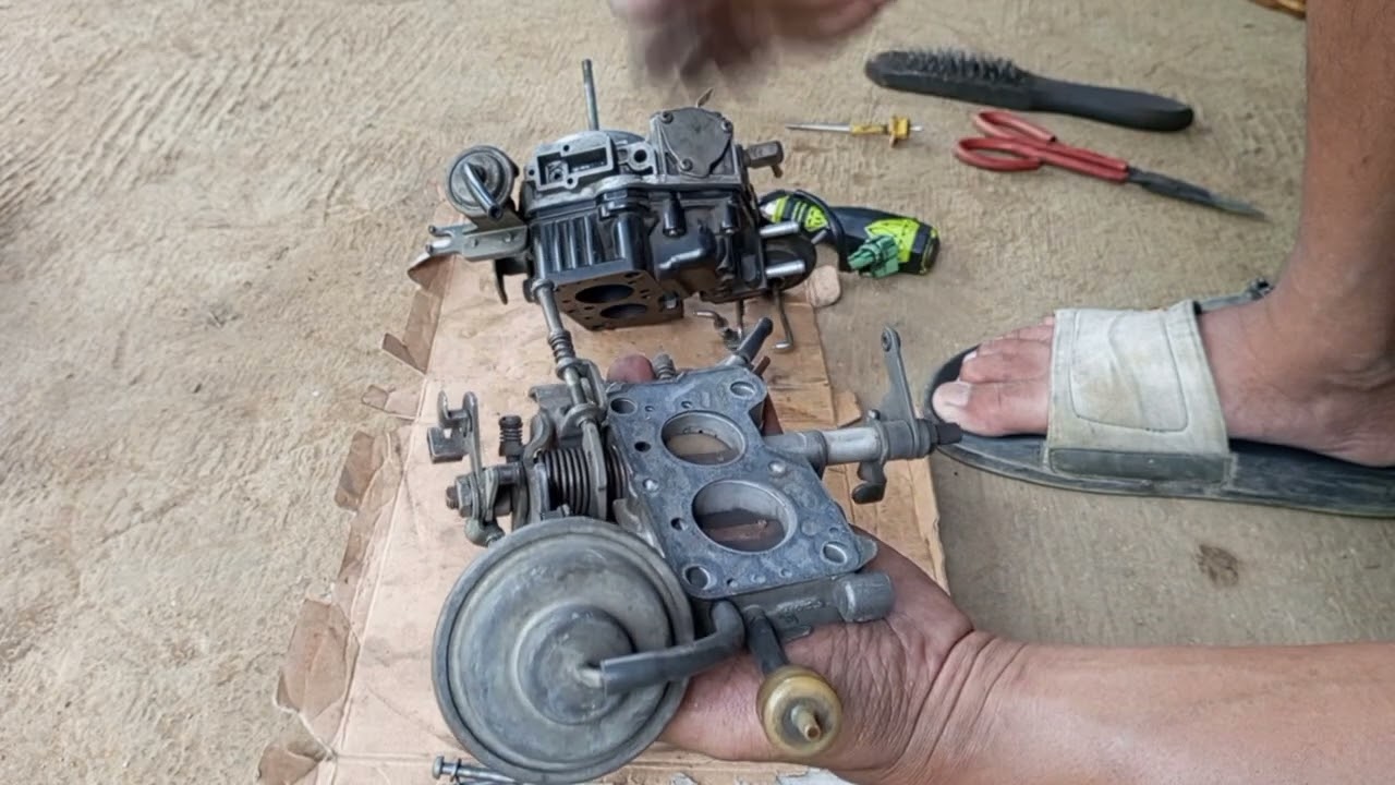 bongkar karburator Suzuki Sidekick escudo
