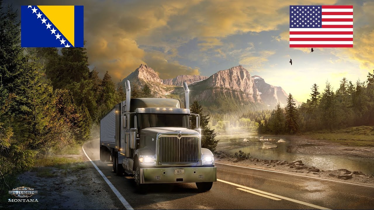 American Truck Simulator #2 🇧🇦, 🇺🇸