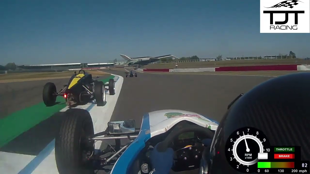 Matt Topham Formula Vee Silverstone International Aug25 Race 2 (1 start, SC end & a bit between)