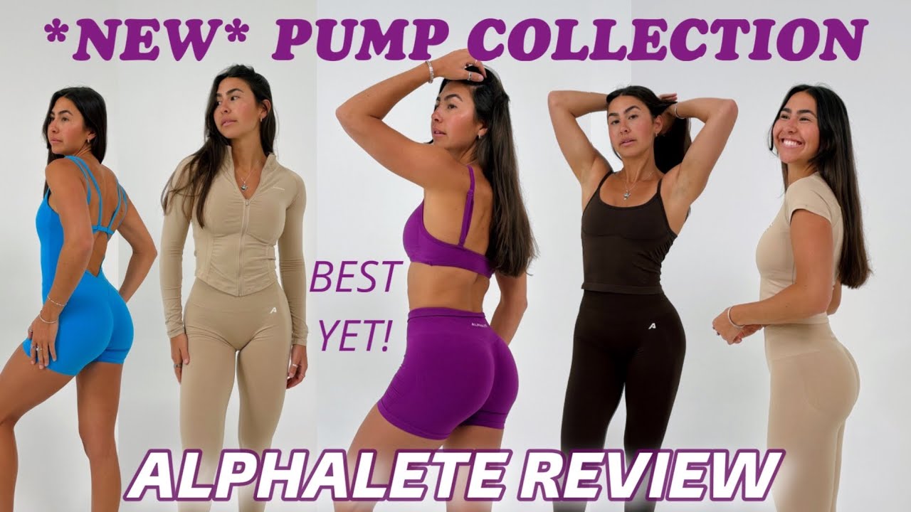 CATFISH LEGGINGS? THE BEST YOUR GLUTES HAVE EVER LOOKED | *NEW* Alphalete Collection Try On Review
