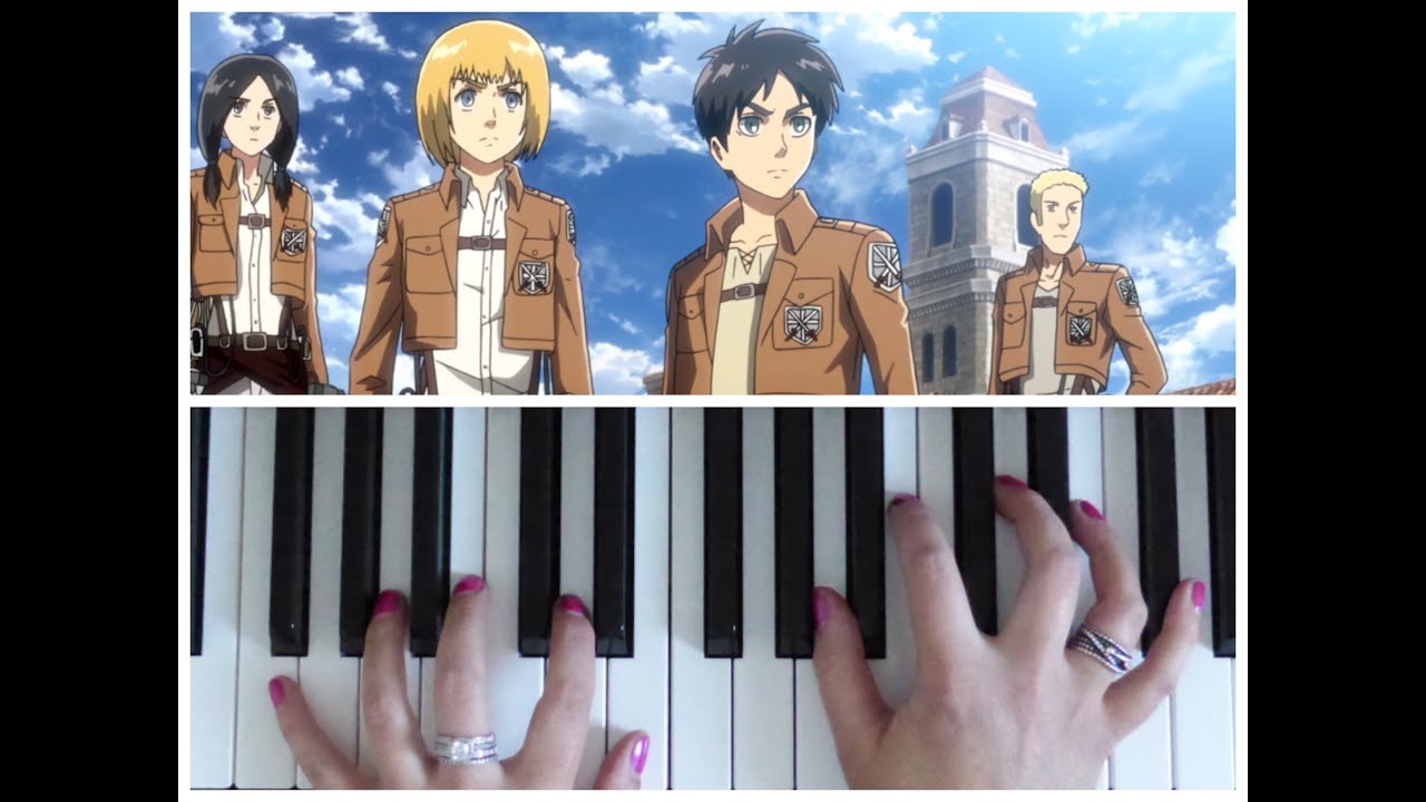 ATTACK ON TITAN Theme | EASY Piano Tutorial