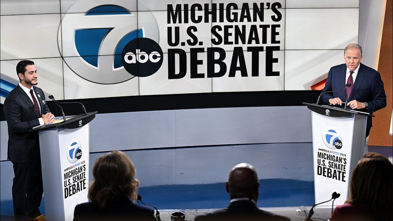 Abdul El-Sayed and Mike Rogers &lsquo;traded barbs&rsquo; in their final debate