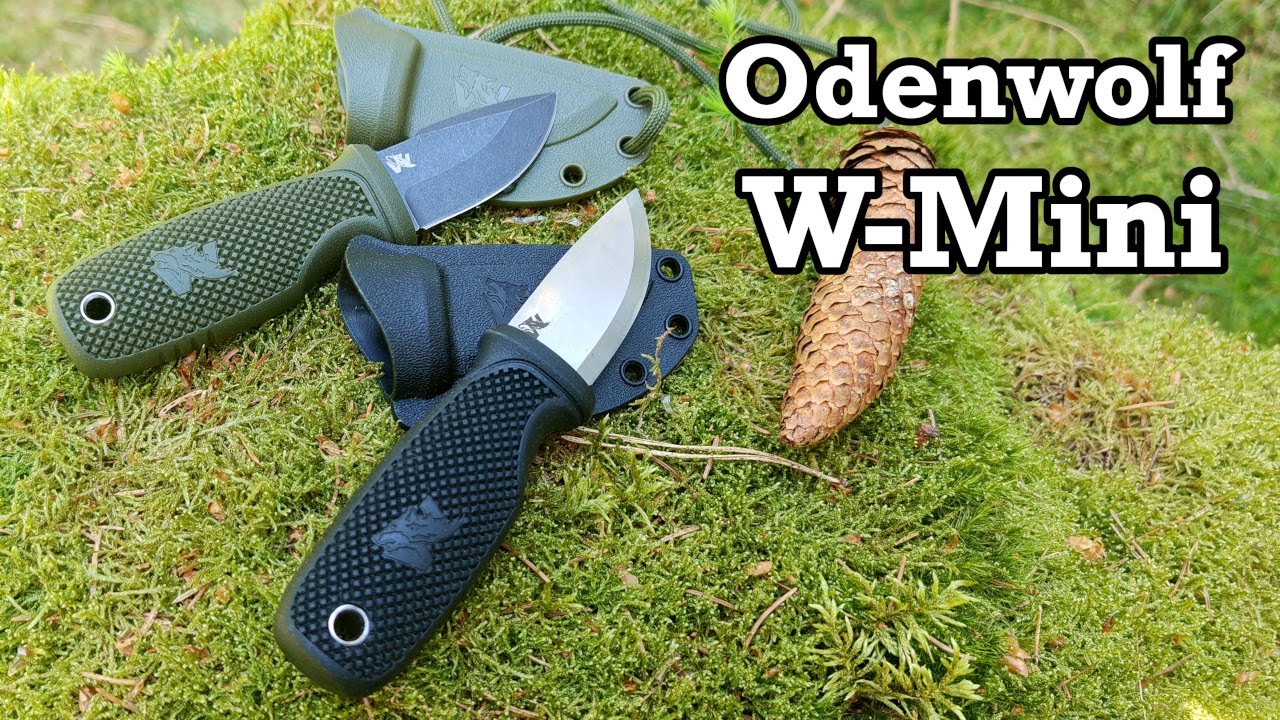Stabiles kleines Messer für Touren, Reisen, Camping und Outdoor - Odenwolf W-Mini