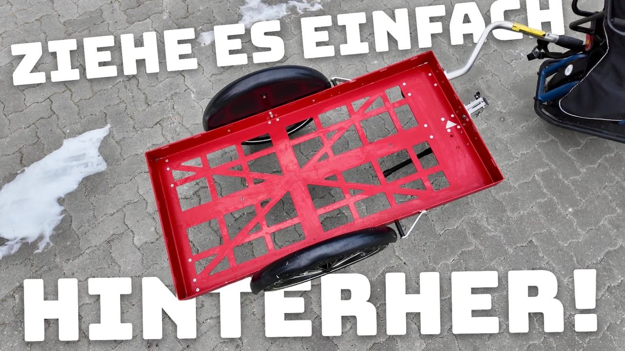 Dieser Fahrradanhänger ersetzt deinen Kombi  (vielleicht)! - Hinterher HXXXL Review