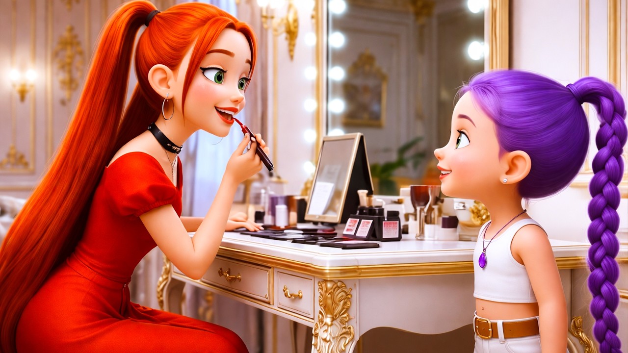 😍 Baby Rumi&rsquo;s Adorable First Time Doing Makeup💄 #shorts #kpop #kpopdemonhunters
