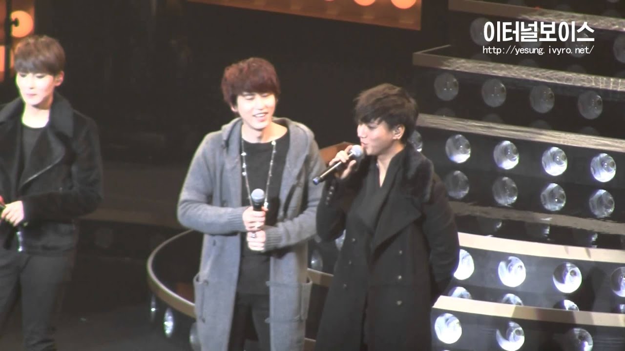 130123 KRY Concert - ment2 (ramen hair?!) [Yesung focus]