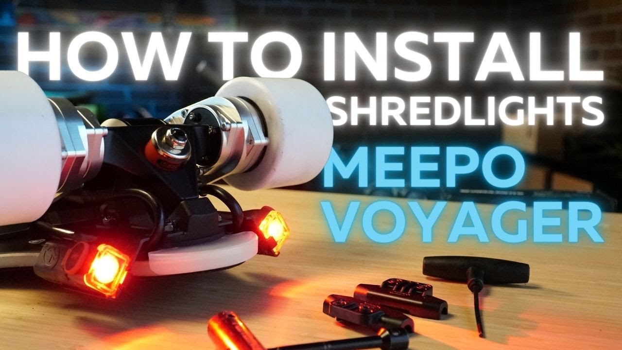 How to Install ShredLights on the Meepo Voyager (and similar electric longboards)