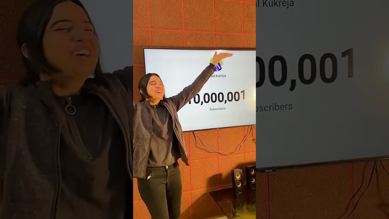 Happy 10 Million Subscribers 😍❤️🥳 #priyalkukreja #shorts #ytshorts