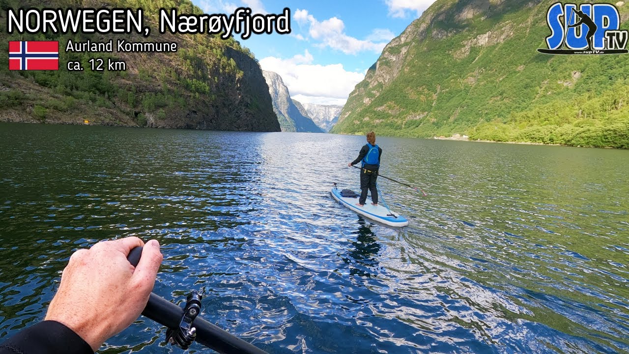 SUP-Tour in Norwegen: Traumkulisse beim Stand Up Paddling auf dem Nærøyfjord 😍