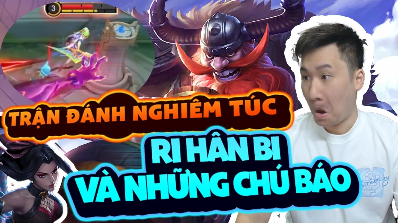 MLBB | TRẬN ĐÁNH HÂN BI NGHIÊM TÚC NHẤT CỦA TÔI VÀ NHỮNG CHÚ BÁO TRONG TEAM | Rikaki MLBB