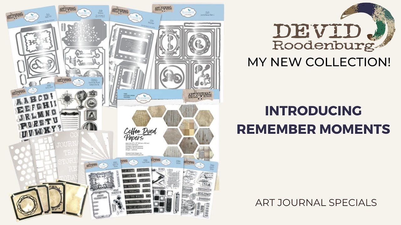 Introducing Remember Moments - my new collection for Elizabeth Craft Designs!