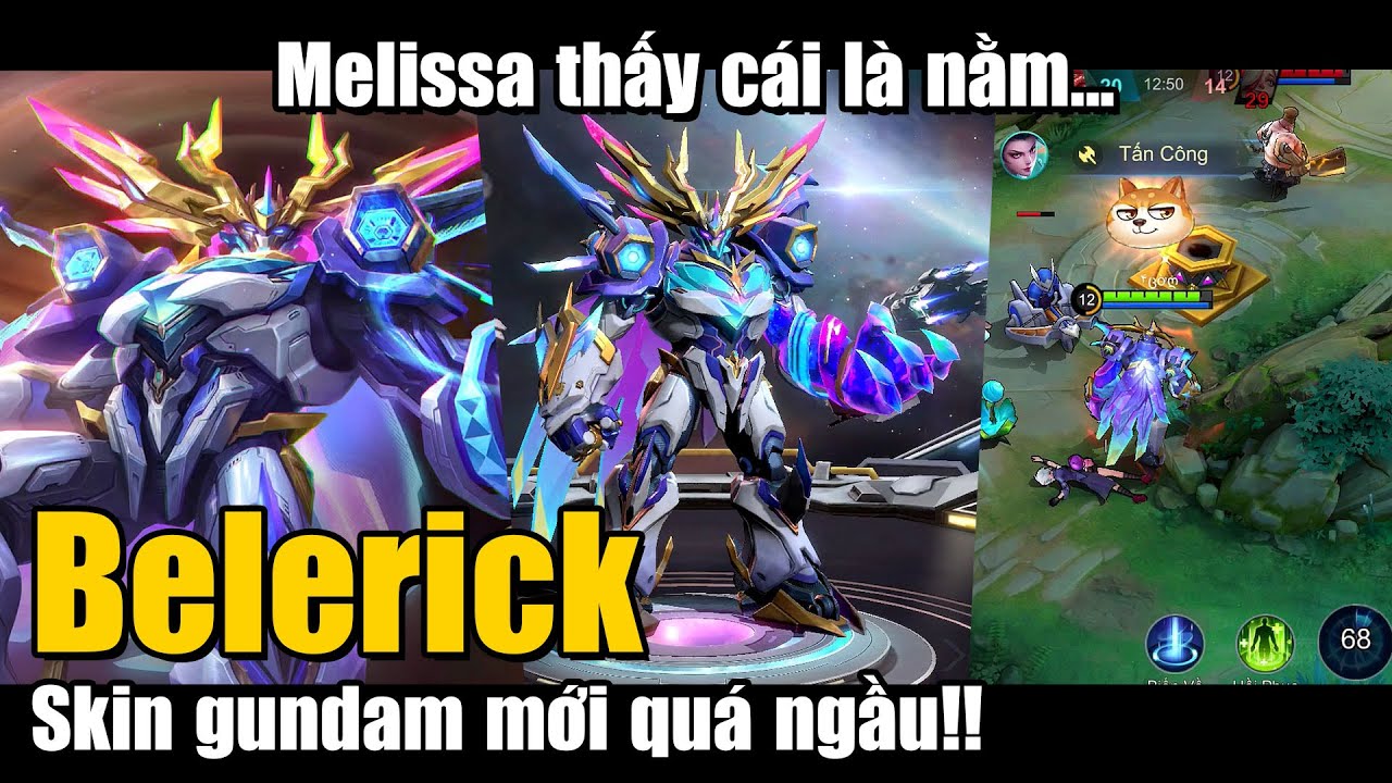 MLBB | BELERICK EPIC MỚI SIÊU ĐẸP: NHÌN NHƯ GUNDAM!!!! MELISSA THẤY CÁI TỰ NẰM??? | Tốp Mỡ