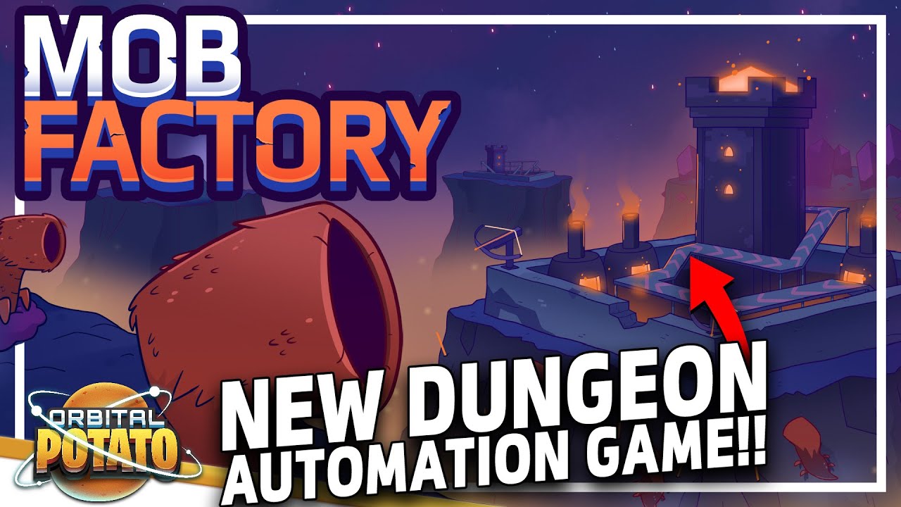 MOST ANTICPATED Automation Game 2023!! - Mob Factory - Dungeon Automation Base Builder