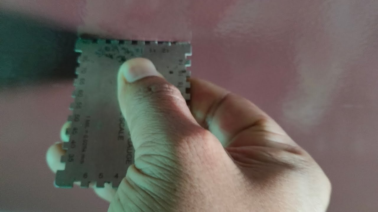 WFT || How can we check WFT of Coating || WFT ASTM D4414 || Comb Gauge|