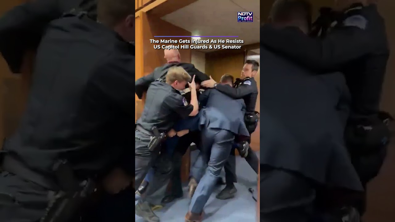 US Marine Veteran's Protest Against Iran War Goes Viral