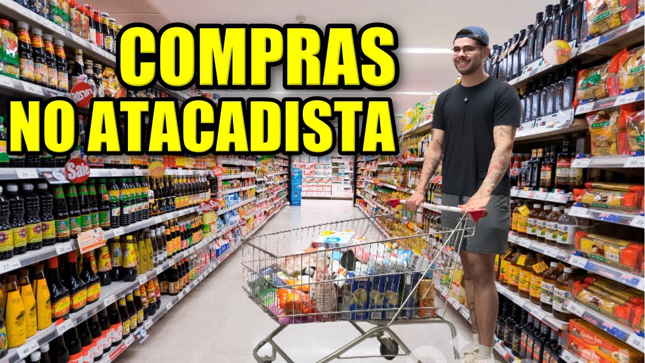 COMPRAS DO M&Ecirc;S COMPLETA NO MERCADO ATACADISTA | GASTEI MAIS DO QUE IMAGINEI