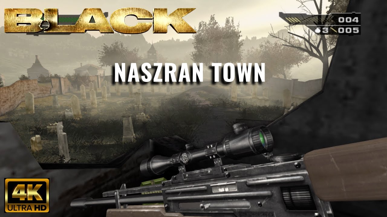 Black (PS2) | 4K | PART 3 - Naszran Town