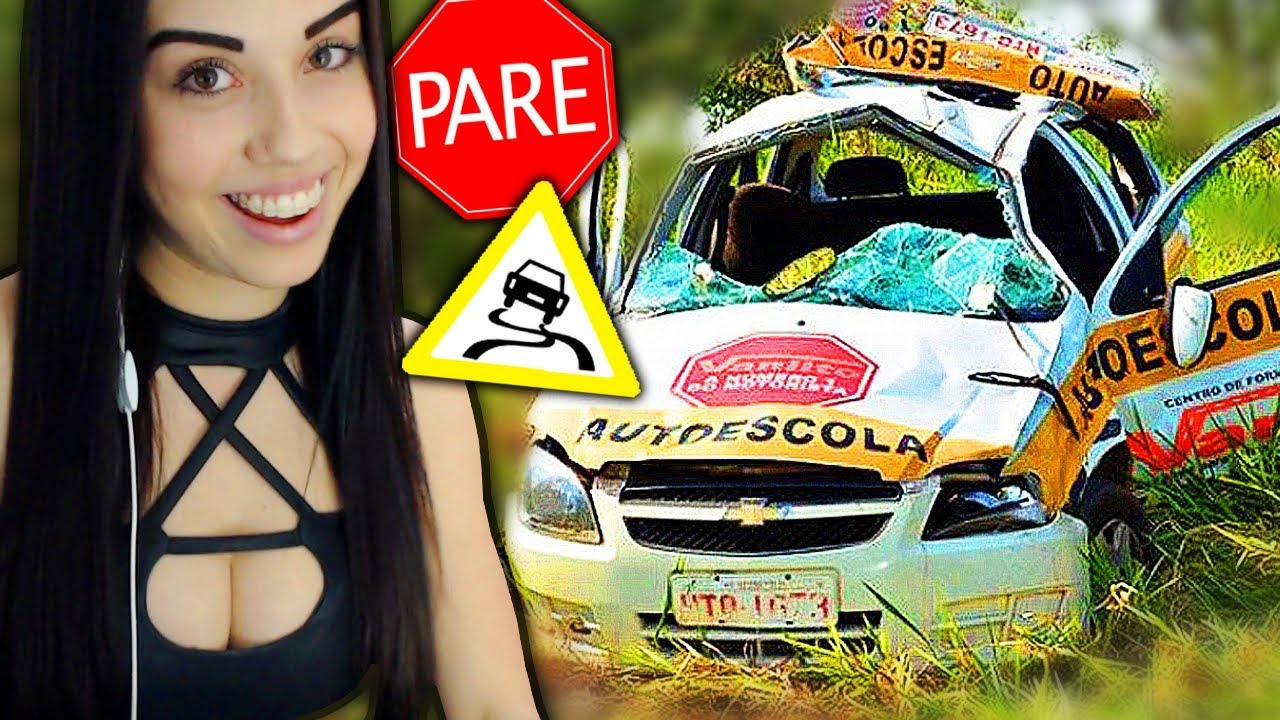 MINHA NAMORADA na AUTO ESCOLA 🚥🚗