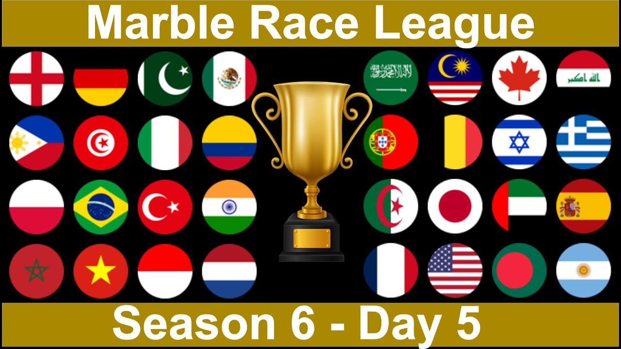 Marble Race League Season 6 DAY 5 Marble Race in Algodoo