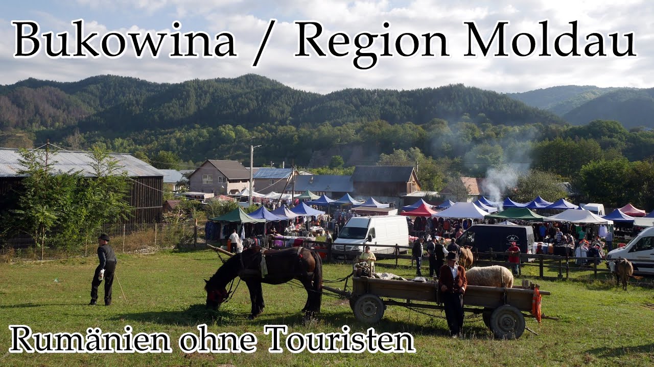 Bauernmarkt in der Bukowina/Moldau