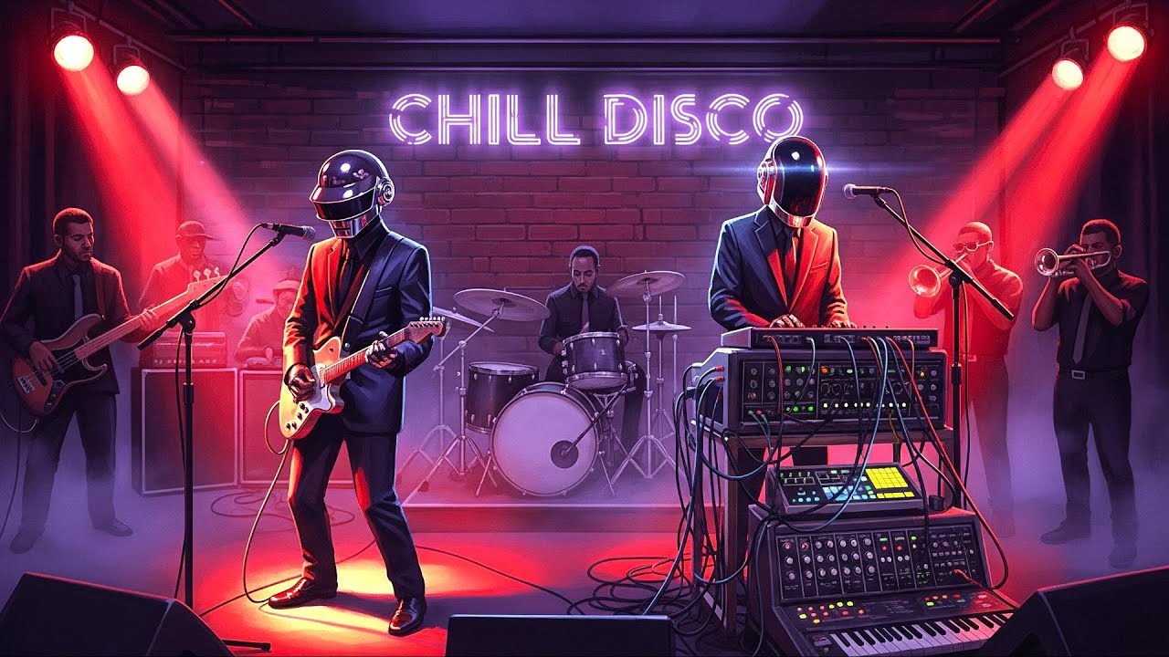 Midnight City Funk & Winter Chill Disco Grooves 🎸 DAFT PUNK TRIBUTE