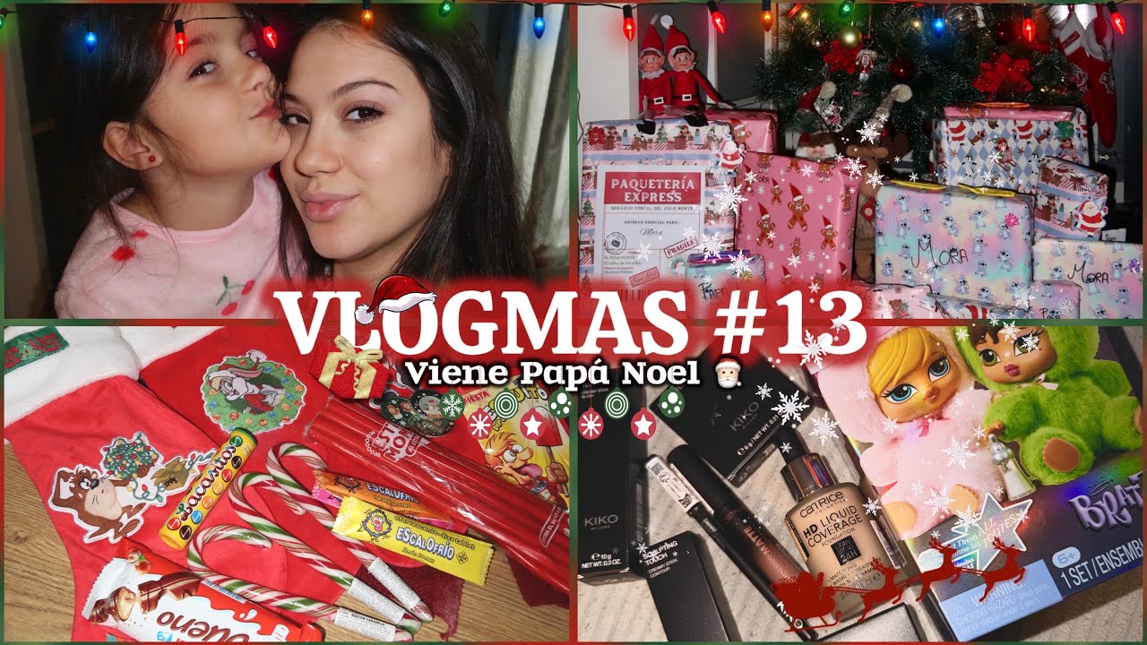 VLOGMAS #13 🎄✨ Viene Papá Noel!!!🎅🏻🎁 os enseñamos todos los regalos | 25 de diciembre 2025
