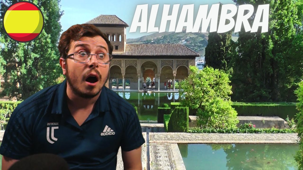 Italiano reacciona a Alhambra - Granada, Andalucia HD
