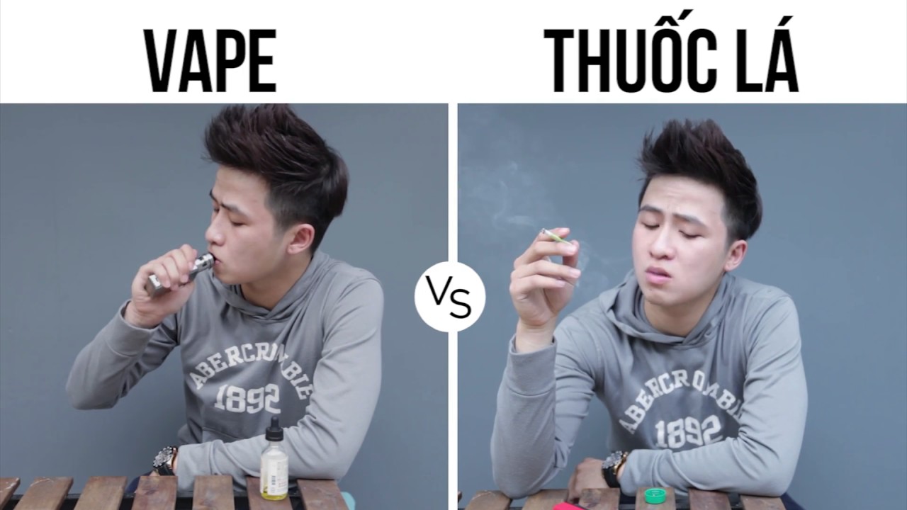 Sự Kh&aacute;c Biệt Giữa Vape V&agrave; Thuốc L&aacute;