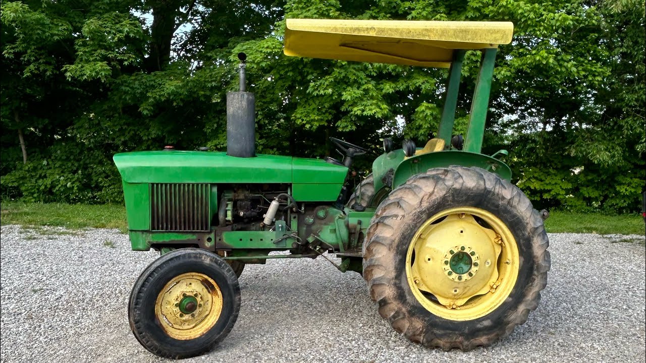 1972 John Deere 1520 Diesel Tour and start Up